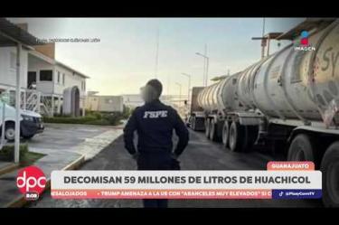 En San José Iturbide, Guanajuato, autoridades aseguraron 59 millones de litros de hidrocarburo. Hasta el momento, no se reportan personas detenidas.