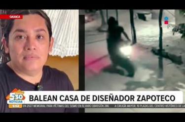 La vivienda del diseñador zapoteco #ElvisGuerra fue atacada a balazos en #Juchitán tras haber recibido amenazas por un presunto cobro de piso, denunció que la agresión ocurrió tras inaugurar un salón de eventos.
#NoticiasImagen #ImagenNoticias530 Visita nuestro sitio web: http://www.imagentv.com
No te pierdas Imagen Noticias 5:30 con Marlene Stahl, Nuria Gil y Adriana Treviño de lunes a viernes por Imagen Televisión.
TikTok 5:30: https://www.tiktok.com/@imagennoticias530
TikTok Noticias: https://www.tiktok.com/@imagennoticias
Instagram 5:30: https://www.instagram.com/imagennoticias530
Instagram Noticias: https://www.instagram.com/imagentvnoticias/
X 5:30: https://x.com/imagen530
X Noticias: https://twitter.com/ImagenNoticias_
X Televisión: https://twitter.com/ImagenTVMex
Facebook Noticias: https://www.facebook.com/ImagenTVNoticias
Aquí encontrarás la mejor información nacional e internacional de Imagen Noticias con Francisco Zea, Nacho Lozano, Crystal Mendivil, Enrique Sánchez y Paola Rojas.
