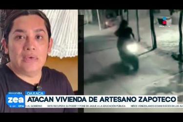 La vivienda del diseñador zapoteco Elvis Guerra fue atacada a balazos en #Juchitán tras haber recibido amenazas por un presunto cobro de piso. El diseñador que elaboró la blusa bordada que lució la presidenta Sheinbaum durante el Grito de Independencia denunció que la agresión ocurrió tras inaugurar un salón de eventos.