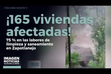 Cuerpos de emergencia y brigadistas avanzan en un 75 % en las labores de limpieza y saneamiento en #Zapotlanejo, tras las severas inundaciones del fin de semana que dejaron un saldo actualizado de más de 165 viviendas con daños directos.
#NoticiasImagen
Síguenos en nuestras redes:
Instagram: https://www.instagram.com/imagentvgdl/
TikTok: https://www.tiktok.com/@imagennoticias
Twitter: https://twitter.com/ImagenTVGDL
Facebook: https://www.facebook.com/ImagenTVGDL/
Visita nuestro sitio Web: https://www.imagentv.com/guadalajara
Mantente siempre informado con las noticias sobre los acontecimientos más importantes a nivel nacional con Carolina Martínez.
¡Déjanos tus comentarios, da like, comparte y suscríbete!
