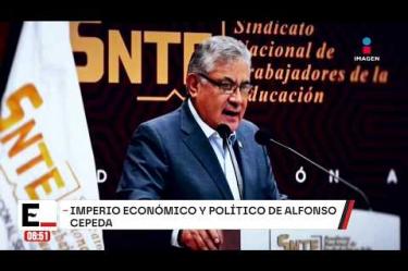 Se reveló el imperio económico y político de Alfonso Cepeda, líder del SNTE y senador de Morena; mientras el gobierno federal eliminó los lujos, la dirigencia del SNTE dispone de un avión privado con 96 vuelos en seis meses. Además, maestros denuncian que Cepeda percibe un sueldo neto de 400,000 pesos mensuales.