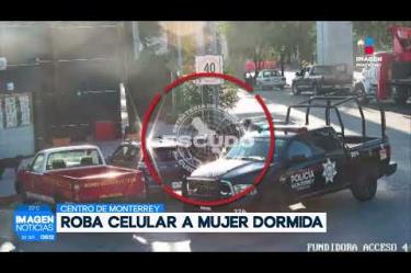 Un hombre aprovechó que una mujer dormía en la vía pública y le robó su teléfono en Monterrey. 

No te pierdas Imagen Noticias Monterrey con Brenda Cavazos de lunes a viernes por Imagen Televisión Monterrey.

Síguenos en nuestras redes
Instagram: https://www.instagram.com/imagentvmonterrey/
Twitter: https://twitter.com/ImagenTVMTY
Facebook: https://www.facebook.com/ImagenTVMTY/

Mantente siempre informado con las noticias sobre los acontecimientos más importantes a nivel nacional con Claudia Ovalle y Brenda Cavazos.


¡Dale like y suscríbete!