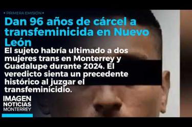 Por primera vez en la historia de Nuevo León juzgan a un hombre por el delito de transfeminicidio.
No te pierdas Imagen Noticias Monterrey con Brenda Cavazos de lunes a viernes por Imagen Televisión Monterrey.
Síguenos en nuestras redes
Instagram: https://www.instagram.com/imagentvmonterrey/
Twitter: https://twitter.com/ImagenTVMTY
Facebook: https://www.facebook.com/ImagenTVMTY/
Mantente siempre informado con las noticias sobre los acontecimientos más importantes a nivel nacional con Claudia Ovalle y Brenda Cavazos.
¡Dale like y suscríbete!