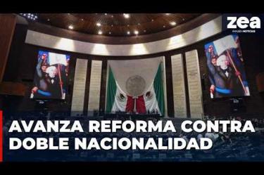 Tras un largo debate y varias acusaciones, la Cámara de Diputados aprobó la reforma que prohíbe la doble nacionalidad a los aspirantes a la presidencia de la República, gubernaturas de los estados y la jefatura de gobierno de la CDMX.
