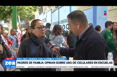 ¿Qué opinan los padres de familia sobre la restricción del uso de celulares en escuelas públicas y privadas?