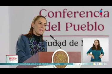 Menciona que se está trabajando de manera coordinada y se está avanzando con el gobierno de Estados Unidos.