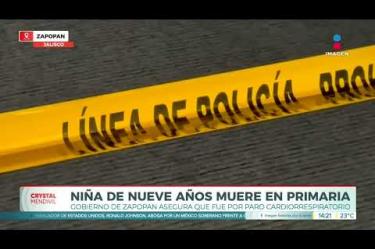 Según la versión de las autoridades, tras recibir el reporte de emergencia, personal de salud municipal acudió a la escuela y realizó maniobras de reanimación cardiopulmonar, logrando el retorno de la circulación espontánea de la menor. Sin embargo, la niña presentó nuevamente un paro cardiorrespiratorio, por lo que lamentablemente murió.