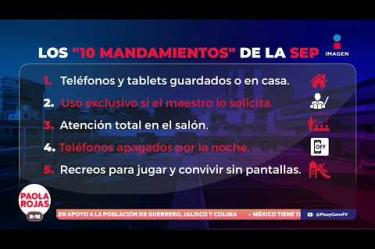 A partir del 3 de noviembre se prohíbe el uso de celulares y tabletas en primarias y secundarias, incluso durante el recreo. La SEP publicó un decálogo para fomentar que los alumnos vuelvan a jugar sin tecnología.