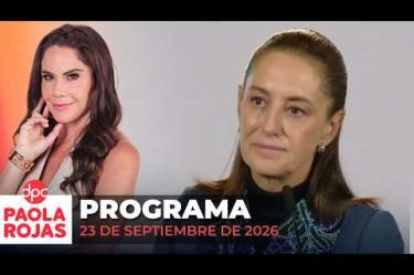 De Pisa y Corre con Paola Rojas de lunes a viernes a las 8:00 am por Imagen Televisión.