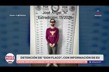 El Secretario de Seguridad, Omar García Harfuch, confirmó la captura de "Don Flaco". La detención se logró gracias al intercambio de información y labores de inteligencia proporcionadas por el FBI y la DEA.