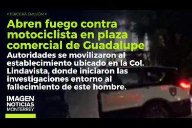 Un motociclista fue ultimado dentro de una plaza comercial en Guadalupe.
No te pierdas Imagen Noticias #Monterrey con #BrisseidaMoya de lunes a viernes por Imagen Televisión Monterrey.
Síguenos en nuestras redes
Instagram: https://www.instagram.com/imagentvmonterrey/
Twitter: https://twitter.com/ImagenTVMTY
Facebook: https://www.facebook.com/ImagenTVMTY/
Mantente siempre informado con las noticias sobre los acontecimientos más importantes a nivel nacional con Claudia Ovalle y Brenda Cavazos.
¡Dale like y suscríbete!
