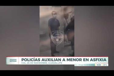 Una pareja de policías salvó a un menor que se asfixiaba en Guadalupe.
No te pierdas Imagen Noticias Monterrey con Claudia Ovalle de lunes a viernes por Imagen Televisión Monterrey.
Síguenos en nuestras redes
Instagram: https://www.instagram.com/imagentvmonterrey/
Twitter: https://twitter.com/ImagenTVMTY
Facebook: https://www.facebook.com/ImagenTVMTY/
Mantente siempre informado con las noticias sobre los acontecimientos más importantes a nivel nacional con Claudia Ovalle y Brenda Cavazos.
¡Dale like y suscríbete!