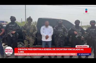 Terminó la audiencia del exedil de Juchitán, Oaxaca, acusado de extorsión y nexos con un grupo criminal. El 29 de septiembre se definirá si será procesado; mientras tanto, permanecerá en prisión preventiva.