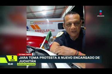 #ÚLTIMAHORA | El secretario de gobierno de #Oaxaca confirmó la llegada de Francisco “Paco” Vázquez a la administración de #Juchitán. En estos momentos está tomando protesta. Mientras tanto, fuerzas federales y estatales tomaron el control de la seguridad del municipio.
#NoticiasConNachoLozano
#NoticiasImagen
¡Como nadie en la noche! #ImagenNoticias con Nacho Lozano de lunes a viernes a las 10:30 pm en el 3.1 #ImagenTelevisión.
Visita nuestro sitio Web: http://bit.ly/2nT2Wz5
Síguenos en nuestras redes:
Instagram: @imagentvnoticias
Tiktok: @imagennoticias
X: @ImagenNoticias_
Facebook: https://www.facebook.com/ImagenTVNoticias/
Aquí encontrarás la mejor información nacional e internacional de Imagen Noticias con Francisco Zea, Paola Rojas, Crystal Mendivil y Nacho Lozano.