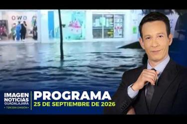 No te pierdas la Tercera Emisión de Imagen Noticias Guadalajara de lunes a viernes en punto de las 11:05 p.m. en el 3.1.

Síguenos en nuestras redes:

Instagram: https://www.instagram.com/imagentvgdl/
TikTok: https://www.tiktok.com/@imagennoticias
Twitter: https://twitter.com/ImagenTVGDL
Facebook: https://www.facebook.com/ImagenTVGDL/

Visita nuestro sitio Web: https://www.imagentv.com/guadalajara

Mantente siempre informado con las noticias sobre los acontecimientos más importantes a nivel nacional con Ricardo Camarena y Carolina Martínez.

¡Déjanos tus comentarios, da like, comparte y suscríbete!