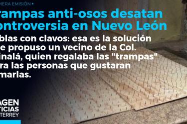 Tablas con clavos: esta es la solución de un vecino de San Pedro Garza García ante la presencia cada vez más común de los osos en el área metropolitana.
No te pierdas Imagen Noticias Monterrey con Brenda Cavazos de lunes a viernes por Imagen Televisión Monterrey.
Síguenos en nuestras redes
Instagram: https://www.instagram.com/imagentvmonterrey/
Twitter: https://twitter.com/ImagenTVMTY
Facebook: https://www.facebook.com/ImagenTVMTY/
Mantente siempre informado con las noticias sobre los acontecimientos más importantes a nivel nacional con Claudia Ovalle y Brenda Cavazos.
¡Dale like y suscríbete!