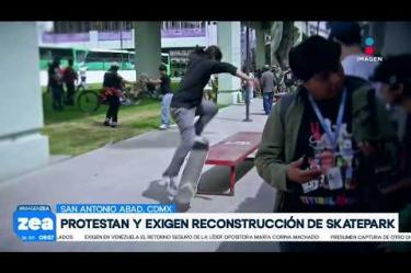 Jóvenes skaters y rollers están inconformes ya que no han recibido apoyo de las autoridades para la reconstrucción del skatepark de barrio de San Antonio Abad tras 4 meses del anuncio; tras la protesta, las autoridades fijaron un plazo máximo de 6 semanas para lanzar la licitación.