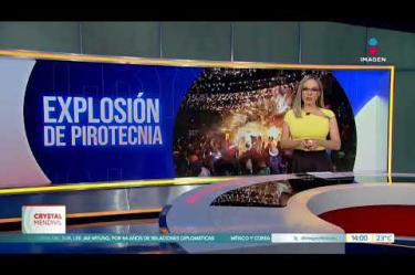 Uno de los cohetes de los famosos “toritos” alcanzó una zona donde se almacenaban más fuegos artificiales y en cuestión de segundos detonó todo el cargamento, provocando caos entre los asistentes.