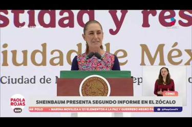 Al concluir la gira del Segundo Informe de Gobierno, Claudia Sheinbaum destacó que rendir cuentas es un acto de congruencia y que los recursos deben ser para el bienestar, no para privilegios.