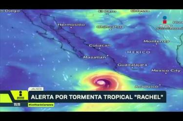 La tormenta tropical Rachel se fortalece frente a las costas de Jalisco y podría convertirse en huracán durante las próximas horas. Se prevén fuertes lluvias en la costa, sierra y sur del estado.
Síguenos en nuestras redes:
Instagram: https://www.instagram.com/imagentvgdl/
TikTok: https://www.tiktok.com/@imagennoticias
Twitter: https://twitter.com/ImagenTVGDL
Facebook: https://www.facebook.com/ImagenTVGDL/
Visita nuestro sitio Web: https://www.imagentv.com/guadalajara
Mantente siempre informado con las noticias sobre los acontecimientos más importantes a nivel nacional con Ricardo Camarena y Carolina Martínez.
¡Déjanos tus comentarios, da like, comparte y suscríbete!