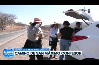 #Jalisco prepara el lanzamiento del "Camino de San Máximo Confesor", un nuevo trayecto de 350 kilómetros concebido para el turismo religioso y el ecoturismo que atravesará 14 municipios del estado, incluidos Tequila, El Arenal, Amatitán y Cocula.

#NoticiasImagen

Síguenos en nuestras redes:

Instagram: https://www.instagram.com/imagentvgdl/
TikTok: https://www.tiktok.com/@imagennoticias
Twitter: https://twitter.com/ImagenTVGDL
Facebook: https://www.facebook.com/ImagenTVGDL/
Visita nuestro sitio Web: https://www.imagentv.com/guadalajara

Mantente siempre informado con las noticias sobre los acontecimientos más importantes a nivel nacional con Erick Breguer.

¡Déjanos tus comentarios, da like, comparte y suscríbete!