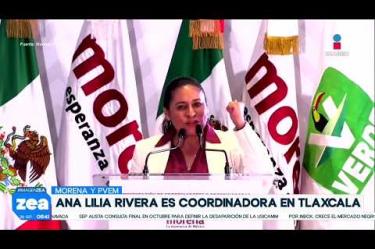 Se nombró a la senadora Ana Lilia Rivera como coordinadora en Tlaxcala por Morena.