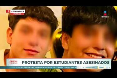 La exigencia es que no se quede como se han quedado muchos casos, parados. Son dos jóvenes de 17 años que les truncaron el futuro.