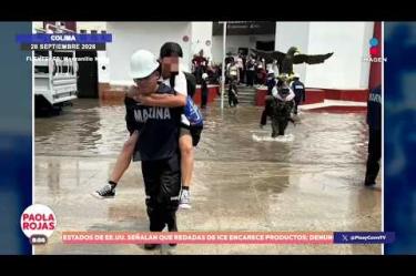 La tormenta tropical “Rachel” se encuentra frente a las costas del Pacífico mexicano y provoca lluvias e inundaciones en Colima y Guerrero.