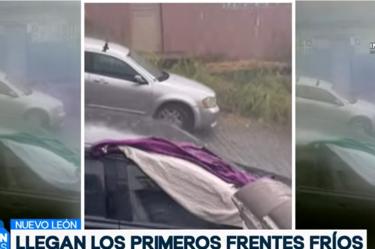 Lluvias en Nuevo León.