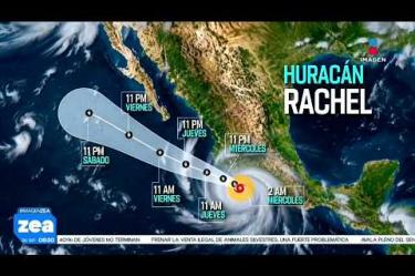 La tormenta tropical “Rachel” intensificó la fuerza de sus vientos y se convirtió en huracán, aumentando la probabilidad de lluvias torrenciales en Michoacán.
