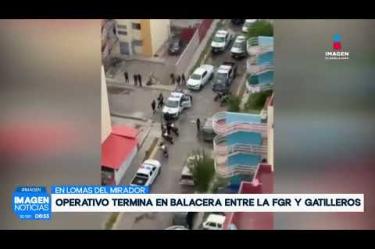 Un operativo de la Agencia de Investigación Criminal de la #FGR finalizó en un enfrentamiento a balazos sobre el cruce de Sierra Denali y Sierra de Cobre Norte, en la Col. Lomas del Mirador, #Tlajomulco.
#NoticiasImagen
Síguenos en nuestras redes:
Instagram: https://www.instagram.com/imagentvgdl/
TikTok: https://www.tiktok.com/@imagennoticias
Twitter: https://twitter.com/ImagenTVGDL
Facebook: https://www.facebook.com/ImagenTVGDL/
Visita nuestro sitio Web: https://www.imagentv.com/guadalajara
Mantente siempre informado con las noticias sobre los acontecimientos más importantes a nivel nacional con Erick Breguer.
¡Déjanos tus comentarios, da like, comparte y suscríbete!