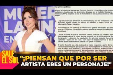 ¡Gloria Trevi RESPONDE a acusaciones de CENSURA tras la POLÉMICA por el libro de Karla de la Cuesta!
#SaleElSolTV
☀️ Programas Completos #SaleElSol: https://www.youtube.com/playlist?list=PLYnzMSw5fD7Qfhf4bSEemItedNGl2Mf_A