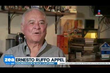 El exgobernador de Baja California, Ernesto Ruffo, recibió en su casa de #Ensenada a exgobernadores y exalcaldes del PAN mientras cumple prisión domiciliaria; además, recibió una videollamada del expresidente Vicente Fox. Por otro lado, la #FGR emitió un comunicado donde sostiene que cuenta con pruebas contundentes para vincular a Ernesto Ruffo con el caso del huachicol fiscal.

#LoDijoZea #NoticiasImagen #ImagenNoticias 

Visita nuestro sitio web: http://www.imagentv.com

No te pierdas Imagen Noticias con Francisco Zea de lunes a viernes en punto de las 6:30 am por Imagen Televisión.

TikTok: https://www.tiktok.com/@imagennoticias

Instagram Imagen Noticias con Francisco Zea: https://www.instagram.com/imagenzea 
Instagram: https://www.instagram.com/imagentvnoticias/

X Imagen Noticias con Francisco Zea: https://x.com/imagenZea 
X Noticias: https://twitter.com/ImagenNoticias_
X Televisión: https://twitter.com/ImagenTVMex 
 
Facebook Imagen Noticias con Francisco Zea: https://www.facebook.com/ImagenZea/ 
Facebook: https://www.facebook.com/ImagenTVNoticias
 
Aquí encontrarás la mejor información nacional e internacional de Imagen Noticias con Francisco Zea, Nacho Lozano, Crystal Mendivil, Enrique Sánchez y Paola Rojas.