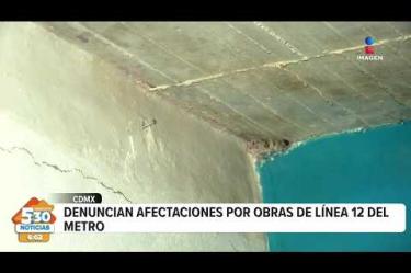Vecinos de la Col. Minas de Cristo viven entre apuntalamientos y grietas en sus casas, aseguran que la construcción de la ampliación de la Línea 13 del #Metro de Mixcoac a Observatorio afectó sus hogares.
#NoticiasImagen #ImagenNoticias530 Visita nuestro sitio web: http://www.imagentv.com
No te pierdas Imagen Noticias 5:30 con Marlene Stahl, Nuria Gil y Adriana Treviño de lunes a viernes por Imagen Televisión.
TikTok 5:30: https://www.tiktok.com/@imagennoticias530
TikTok Noticias: https://www.tiktok.com/@imagennoticias
Instagram 5:30: https://www.instagram.com/imagennoticias530
Instagram Noticias: https://www.instagram.com/imagentvnoticias/
X 5:30: https://x.com/imagen530
X Noticias: https://twitter.com/ImagenNoticias_
X Televisión: https://twitter.com/ImagenTVMex
Facebook Noticias: https://www.facebook.com/ImagenTVNoticias
Aquí encontrarás la mejor información nacional e internacional de Imagen Noticias con Francisco Zea, Nacho Lozano, Crystal Mendivil, Enrique Sánchez y Paola Rojas.