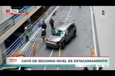 ¡Cayó desde el segundo nivel!