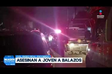 Un joven perdió la vida en Escobedo luego de ser baleado. 

No te pierdas Imagen Noticias Monterrey con Brenda Cavazos de lunes a viernes por Imagen Televisión Monterrey.

Síguenos en nuestras redes
Instagram: https://www.instagram.com/imagentvmonterrey/
Twitter: https://twitter.com/ImagenTVMTY
Facebook: https://www.facebook.com/ImagenTVMTY/

Mantente siempre informado con las noticias sobre los acontecimientos más importantes a nivel nacional con Claudia Ovalle y Brenda Cavazos.


¡Dale like y suscríbete!