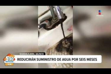 Tandeos de agua durante los próximos seis meses es la medida que anunció el Gobierno de #Jalisco para enfrentar la crisis por la calidad del líquido en la zona metropolitana de #Guadalajara tras los reportes por agua turbia, con color y malos olores.
#NoticiasImagen #ImagenNoticias530 Visita nuestro sitio web: http://www.imagentv.com
No te pierdas Imagen Noticias 5:30 con Marlene Stahl, Nuria Gil y Adriana Treviño de lunes a viernes por Imagen Televisión.
TikTok 5:30: https://www.tiktok.com/@imagennoticias530
TikTok Noticias: https://www.tiktok.com/@imagennoticias
Instagram 5:30: https://www.instagram.com/imagennoticias530
Instagram Noticias: https://www.instagram.com/imagentvnoticias/
X 5:30: https://x.com/imagen530
X Noticias: https://twitter.com/ImagenNoticias_
X Televisión: https://twitter.com/ImagenTVMex
Facebook Noticias: https://www.facebook.com/ImagenTVNoticias
Aquí encontrarás la mejor información nacional e internacional de Imagen Noticias con Francisco Zea, Nacho Lozano, Crystal Mendivil, Enrique Sánchez y Paola Rojas.