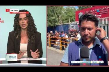 Alumnos de la Preparatoria No. 12 de la Universidad de #Guadalajara se movilizaron a las afueras de la institución con pancartas para hacer escuchar sus demandas ante la falta de atención por parte de las autoridades educativas.

#NoticiasImagen

Síguenos en nuestras redes:

Instagram: https://www.instagram.com/imagentvgdl/
TikTok: https://www.tiktok.com/@imagennoticias
Twitter: https://twitter.com/ImagenTVGDL
Facebook: https://www.facebook.com/ImagenTVGDL/
Visita nuestro sitio Web: https://www.imagentv.com/guadalajara

Mantente siempre informado con las noticias sobre los acontecimientos más importantes a nivel nacional con Carolina Martínez.

¡Déjanos tus comentarios, da like, comparte y suscríbete!
