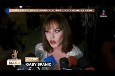 Gaby Spanic rompió el silencio al salir en férrea defensa de Michelle Vieth tras el mediático pleito que sostuvo con su hijo, fijando una postura firme ante las cámaras para respaldar incondicionalmente a su colega y enviarle un poderoso mensaje de apoyo en medio de esta delicada tormenta familiar.

#DePrimeraManoTV
No te pierdas lo mejor del espectáculo de lunes a viernes De Primera Mano a las 3 p.m. con Gustavo Adolfo Infante, Addis Tuñón, Érika González y Lalo Carrillo por Imagen Televisión.

Visita también nuestra página: www.imagentv.com

▶️Programas completos: https://www.youtube.com/playlist?list=PLYnzMSw5fD7QoZlVNdIIdKqNpah_LS1R0
▶️Recopilación Especiales: https://www.youtube.com/playlist?list=PLYnzMSw5fD7RNZbEDMZ5q0349p-yeUEqm
▶️ Invitados De Primera Mano: https://www.youtube.com/playlist?list=PLYnzMSw5fD7QR3p02rRedi-ZorW3R2NZy

Síguenos en:
TikTok: https://www.tiktok.com/@deprimeramanoitv
Instagram: https://www.instagram.com/deprimeramanoitv/
Facebook: https://www.facebook.com/DePrimeraManoImagenTV
X: https://twitter.com/deprimeramano


O en las redes de Imagen Televisión
Facebook: https://www.facebook.com/ImagenTVMex
Twitter: https://twitter.com/ImagenTVMex
Instagram: https://www.instagram.com/imagentvmex/
TikTok: https://www.tiktok.com/@imagentv