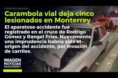 Nuevamente una presunta negligencia provocó una carambola en Monterrey, dejando cinco personas lesionadas.
No te pierdas Imagen Noticias #Monterrey con #BrisseidaMoya de lunes a viernes por Imagen Televisión Monterrey.
Síguenos en nuestras redes
Instagram: https://www.instagram.com/imagentvmonterrey/
Twitter: https://twitter.com/ImagenTVMTY
Facebook: https://www.facebook.com/ImagenTVMTY/
Mantente siempre informado con las noticias sobre los acontecimientos más importantes a nivel nacional con Claudia Ovalle y Brenda Cavazos.
¡Dale like y suscríbete!