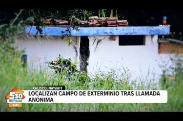 Luego de que se diera a conocer el hallazgo de un campo de exterminio en Jalisco, #Nayarit, el equipo de #ImagenNoticias llegó al lugar donde autoridades y colectivos localizan restos calcinados.
#NoticiasImagen #ImagenNoticias530
Visita nuestro sitio web: http://www.imagentv.com
No te pierdas Imagen Noticias 5:30 con Marlene Stahl, Nuria Gil y Adriana Treviño de lunes a viernes por Imagen Televisión.
TikTok 5:30: https://www.tiktok.com/@imagennoticias530
TikTok Noticias: https://www.tiktok.com/@imagennoticias
Instagram 5:30: https://www.instagram.com/imagennoticias530
Instagram Noticias: https://www.instagram.com/imagentvnoticias/
X 5:30: https://x.com/imagen530
X Noticias: https://twitter.com/ImagenNoticias_
X Televisión: https://twitter.com/ImagenTVMex
Facebook Noticias: https://www.facebook.com/ImagenTVNoticias
Aquí encontrarás la mejor información nacional e internacional de Imagen Noticias con Francisco Zea, Nacho Lozano, Crystal Mendivil, Enrique Sánchez y Paola Rojas.