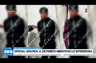 Un video exhibe lo que sería un caso de abuso policial en #Nezahualcóyotl, Estado de México. En las imágenes, un mando de la policía municipal aplicó sus propios métodos de interrogatorio en contra de un detenido señalado por robar tiendas de conveniencia.   

#NoticiasImagen #LoDijoZea #ImagenNoticias