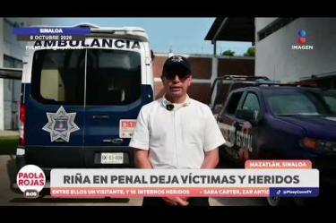 Una riña al interior del Centro Penitenciario de Mazatlán dejó un saldo preliminar de 10 personas fallecidas y 16 heridos. Las autoridades mantienen el resguardo y continúan con las investigaciones correspondientes.
