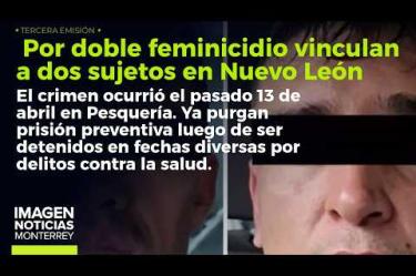 Dos presuntos feminicidas son procesados por la muerte de dos jóvenes en Nuevo León.
No te pierdas Imagen Noticias #Monterrey con #BrisseidaMoya de lunes a viernes por Imagen Televisión Monterrey.
Síguenos en nuestras redes
Instagram: https://www.instagram.com/imagentvmonterrey/
Twitter: https://twitter.com/ImagenTVMTY
Facebook: https://www.facebook.com/ImagenTVMTY/
Mantente siempre informado con las noticias sobre los acontecimientos más importantes a nivel nacional con Claudia Ovalle y Brenda Cavazos.
¡Dale like y suscríbete!