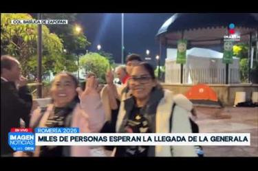 Miles de romeros y peregrinos han comenzado a congregarse desde las primeras horas de la madrugada en la Plaza De Las Américas (Juan Pablo II), situada a las afueras del santuario en #Zapopan.

#NoticiasImagen

Síguenos en nuestras redes:

Instagram: https://www.instagram.com/imagentvgdl/
TikTok: https://www.tiktok.com/@imagennoticias
Twitter: https://twitter.com/ImagenTVGDL
Facebook: https://www.facebook.com/ImagenTVGDL/
Visita nuestro sitio Web: https://www.imagentv.com/guadalajara

Mantente siempre informado con las noticias sobre los acontecimientos más importantes a nivel nacional con Erick Breguer.

¡Déjanos tus comentarios, da like, comparte y suscríbete!