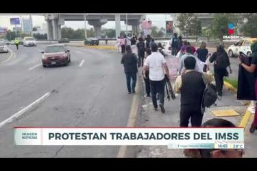 Las manifestaciones de trabajadores del IMSS se extendió a las calles de Monterrey.
No te pierdas Imagen Noticias Monterrey con Claudia Ovalle de lunes a viernes por Imagen Televisión Monterrey.
Síguenos en nuestras redes
Instagram: https://www.instagram.com/imagentvmonterrey/
Twitter: https://twitter.com/ImagenTVMTY
Facebook: https://www.facebook.com/ImagenTVMTY/
Mantente siempre informado con las noticias sobre los acontecimientos más importantes a nivel nacional con Claudia Ovalle y Brenda Cavazos.
¡Dale like y suscríbete!