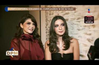 Itatí Cantoral rompió el silencio al compartir con profunda emoción la gran fiesta de 18 años de su hija María Itatí, abriendo su corazón ante las cámaras para dedicarle unas conmovedoras palabras de amor en su mayoría de edad y revelar lo orgullosa que se siente de verla convertirse en una mujer independiente.
#DePrimeraManoTV
No te pierdas lo mejor del espectáculo de lunes a viernes De Primera Mano a las 3 p.m. con Gustavo Adolfo Infante, Addis Tuñón, Érika González y Lalo Carrillo por Imagen Televisión.
Visita también nuestra página: www.imagentv.com
▶️Programas completos: https://www.youtube.com/playlist?list=PLYnzMSw5fD7QoZlVNdIIdKqNpah_LS1R0
▶️Recopilación Especiales: https://www.youtube.com/playlist?list=PLYnzMSw5fD7RNZbEDMZ5q0349p-yeUEqm
▶️ Invitados De Primera Mano: https://www.youtube.com/playlist?list=PLYnzMSw5fD7QR3p02rRedi-ZorW3R2NZy
Síguenos en:
TikTok: https://www.tiktok.com/@deprimeramanoitv
Instagram: https://www.instagram.com/deprimeramanoitv/
Facebook: https://www.facebook.com/DePrimeraManoImagenTV
X: https://twitter.com/deprimeramano
O en las redes de Imagen Televisión
Facebook: https://www.facebook.com/ImagenTVMex
Twitter: https://twitter.com/ImagenTVMex
Instagram: https://www.instagram.com/imagentvmex/
TikTok: https://www.tiktok.com/@imagentv