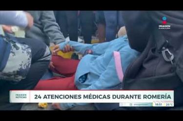 En el primer corte operativo de la #Romería2026, el Gobierno de #Zapopan reportó 24 atenciones médicas por caídas, tropiezos y golpes, resultando en cuatro traslados a unidades de salud. Protección Civil atendió tres conatos de incendio y retiró un cilindro de gas LP, mientras que tres menores extraviados fueron reubicados con sus familias.