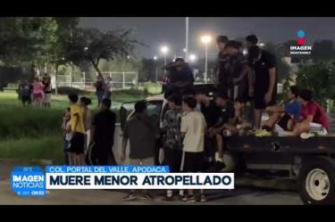 Un menor perdió la vida por atropellamiento en Apodaca cuando iba a jugar a un parque.
No te pierdas Imagen Noticias Monterrey con Brenda Cavazos de lunes a viernes por Imagen Televisión Monterrey.
Síguenos en nuestras redes
Instagram: https://www.instagram.com/imagentvmonterrey/
Twitter: https://twitter.com/ImagenTVMTY
Facebook: https://www.facebook.com/ImagenTVMTY/
Mantente siempre informado con las noticias sobre los acontecimientos más importantes a nivel nacional con Claudia Ovalle y Brenda Cavazos.
¡Dale like y suscríbete!