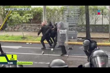 Pablo Lemus reconoció errores y uso excesivo de la fuerza durante la protesta por agua limpia frente a Casa Jalisco. Aseguró que los detenidos fueron liberados y que los policías involucrados serán investigados.